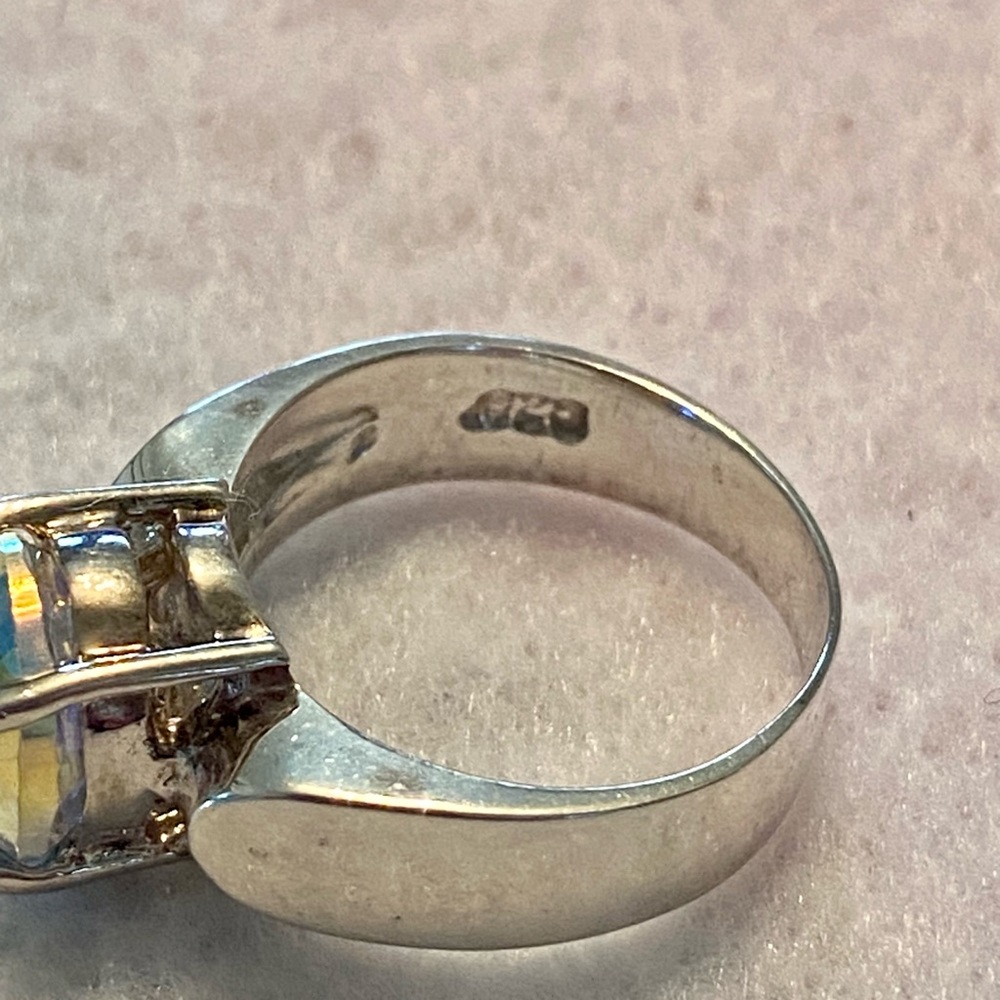 Mystic topaz ring - Picture 4 of 8